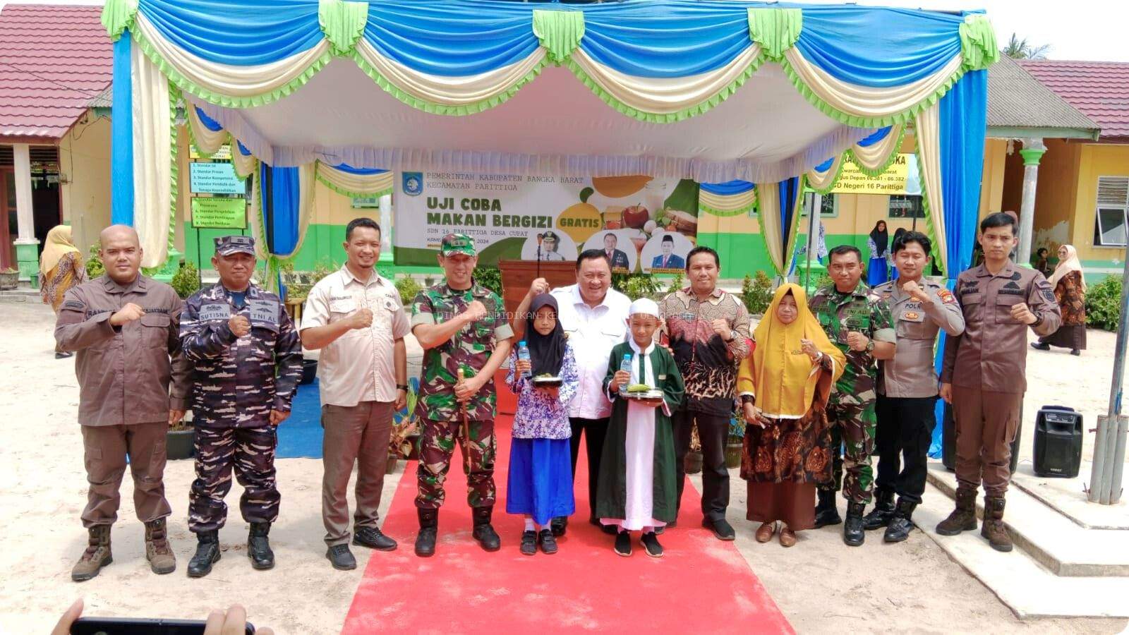 Bangka Barat Uji Coba Program Makan Bergizi Gratis di Enam Kecamatan