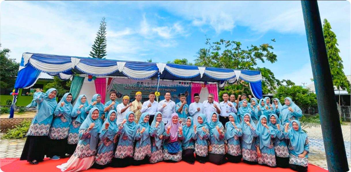 SMP Negeri 2 Mentok Rayakan Milad ke-40 dengan Harmoni Spiritualitas dan Budaya