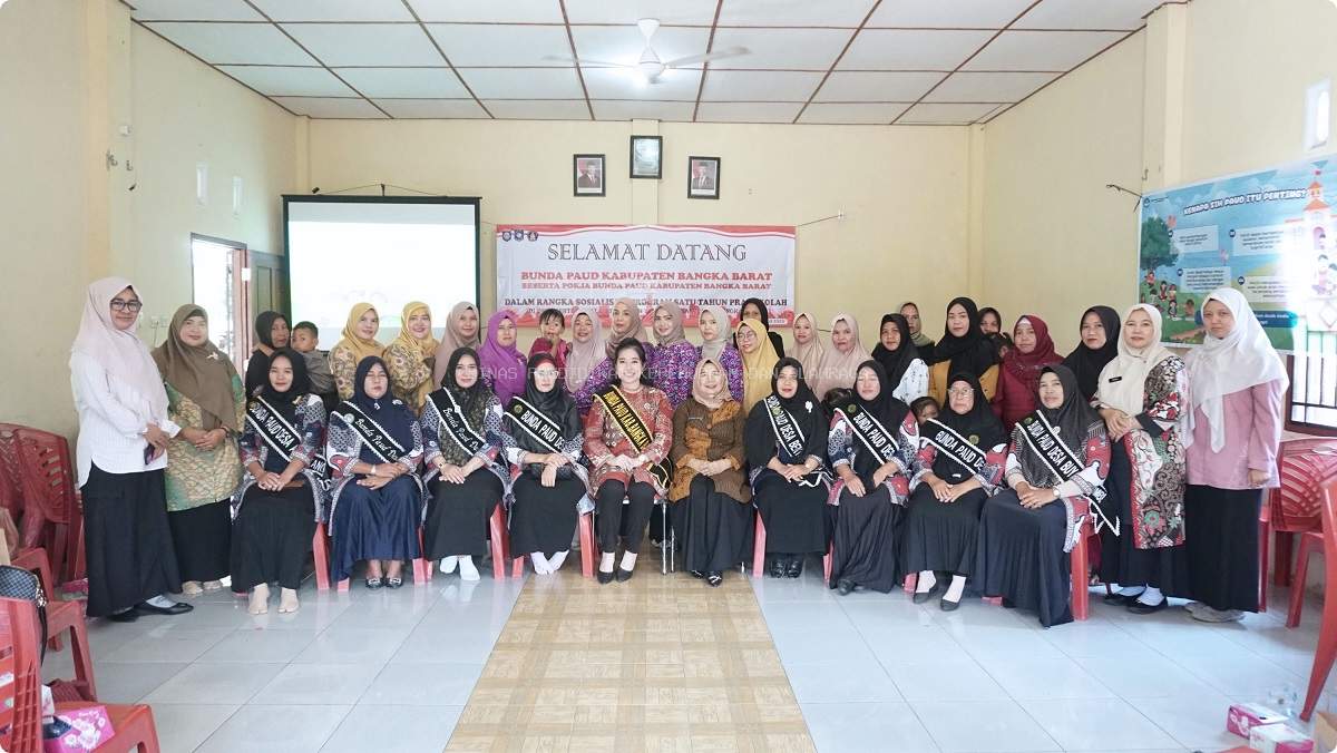 Bunda PAUD Bangka Barat Gaungkan Wajib Belajar Prasekolah