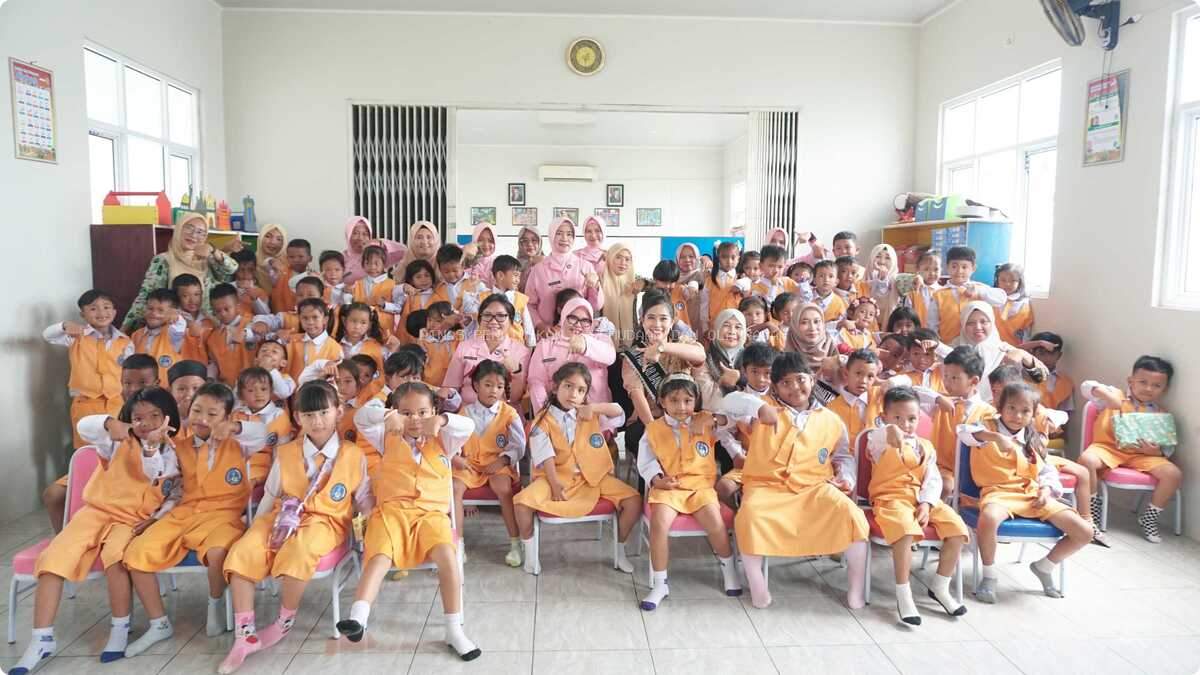 Bunda PAUD Bangka Barat Kunjungi TK Kemala Bhayangkari 06, Dorong Pembelajaran Interaktif dan Kebiasaan Positif Anak