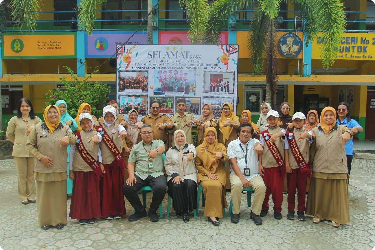 Supervisi Program Sahabat Sekolah Dasar di SDN 21 Mentok Perkuat Karakter dan Mutu Pendidikan